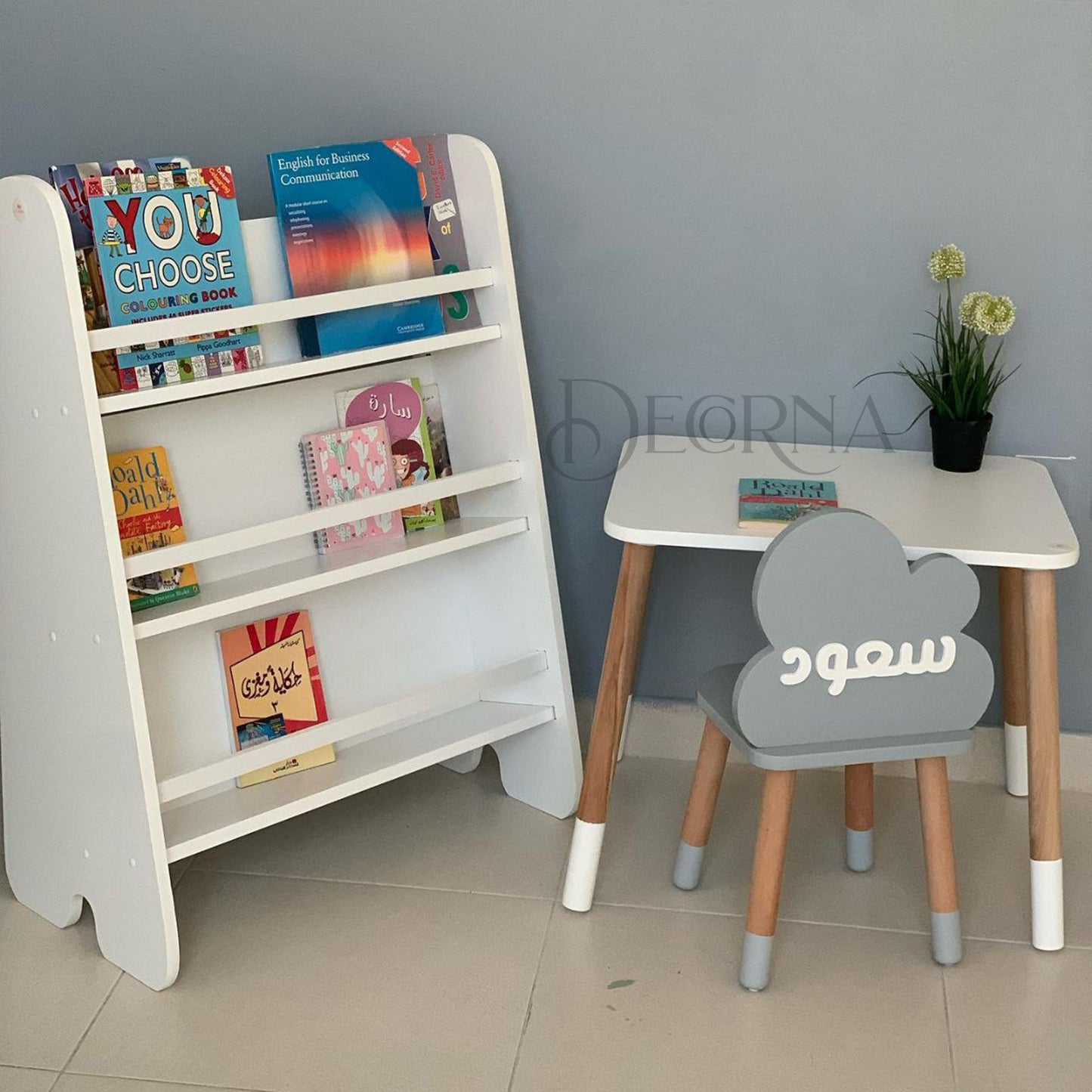 Ensemble bureau personnalisé pour enfants