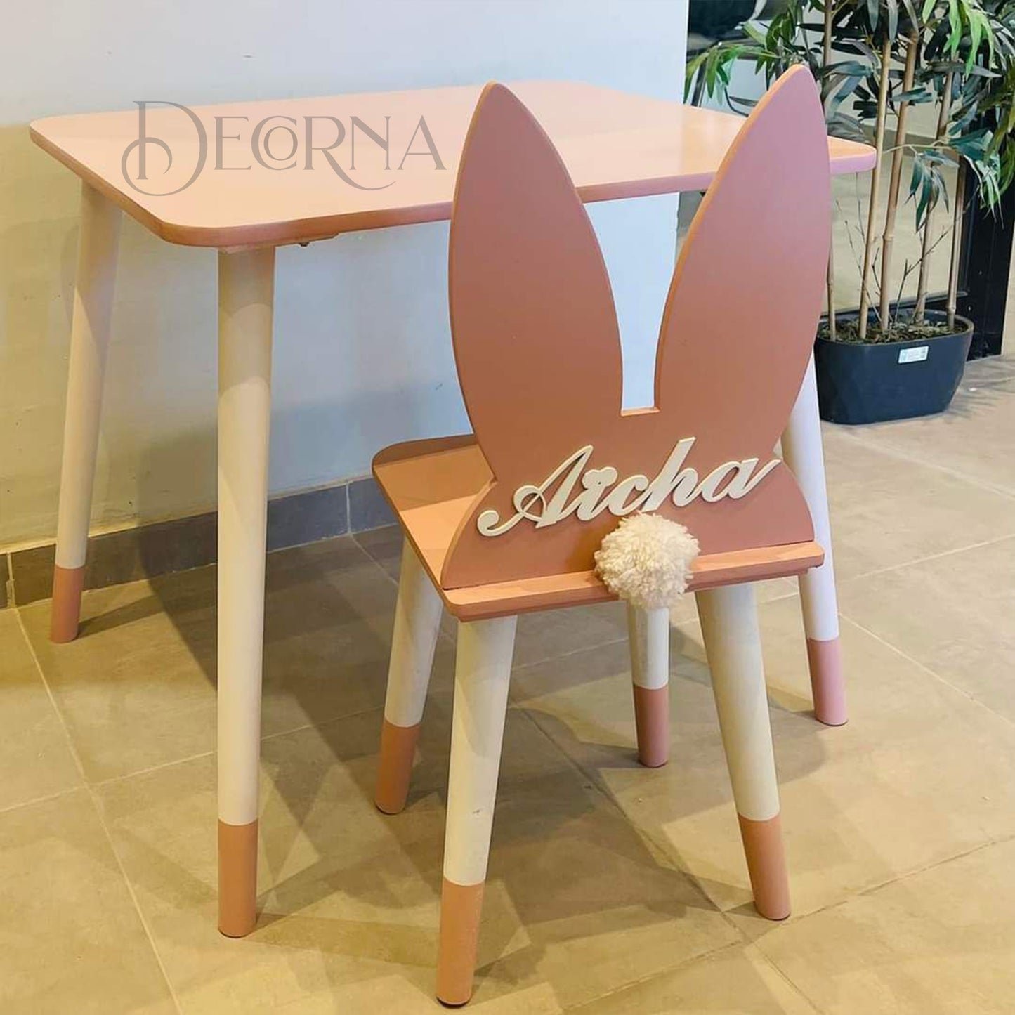 Ensemble bureau personnalisé pour enfants