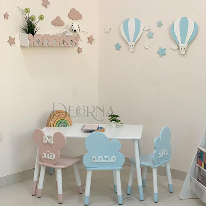 Bureau et chaise d’étude personnalisés