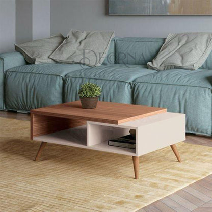 Table Basse Moderne à Deux Niveaux