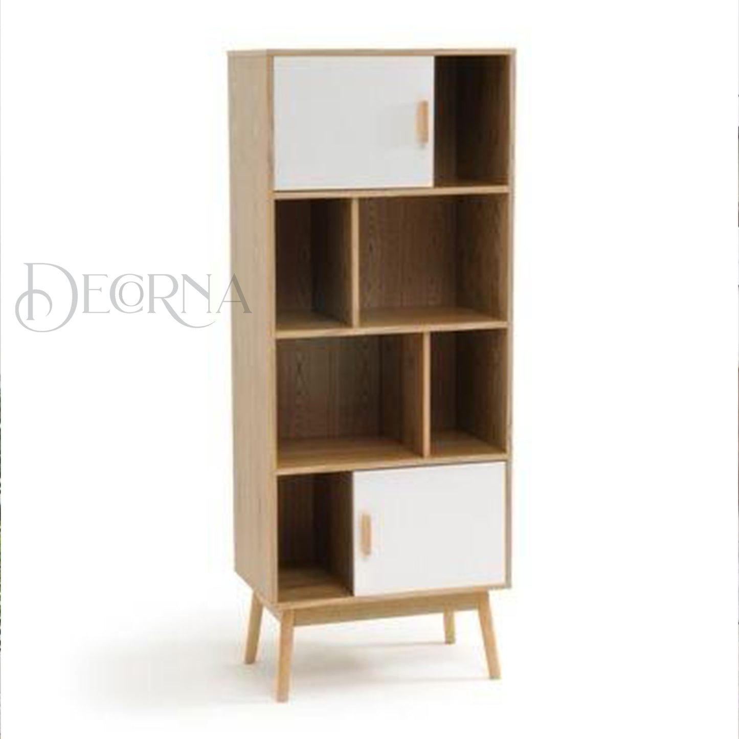 Étagère en Bois Élégante avec Rangement