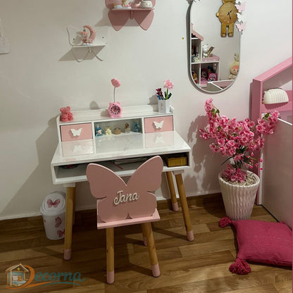 Bureau et Chaise Papillon