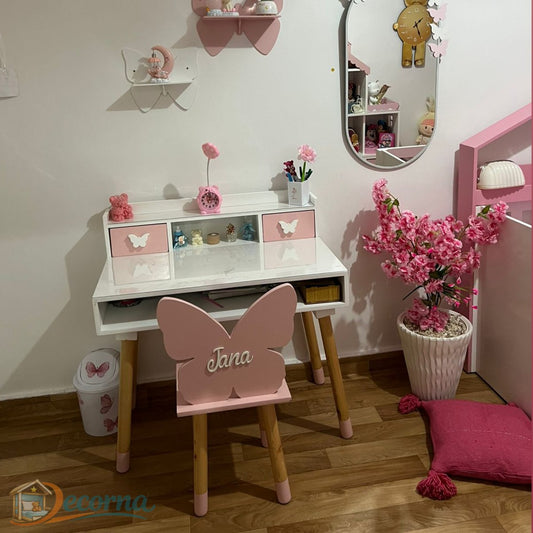 Bureau et Chaise Papillon