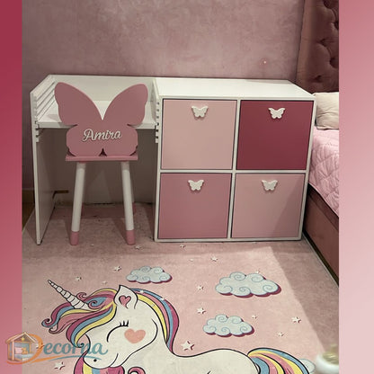 Bureau et Chaise Papillon