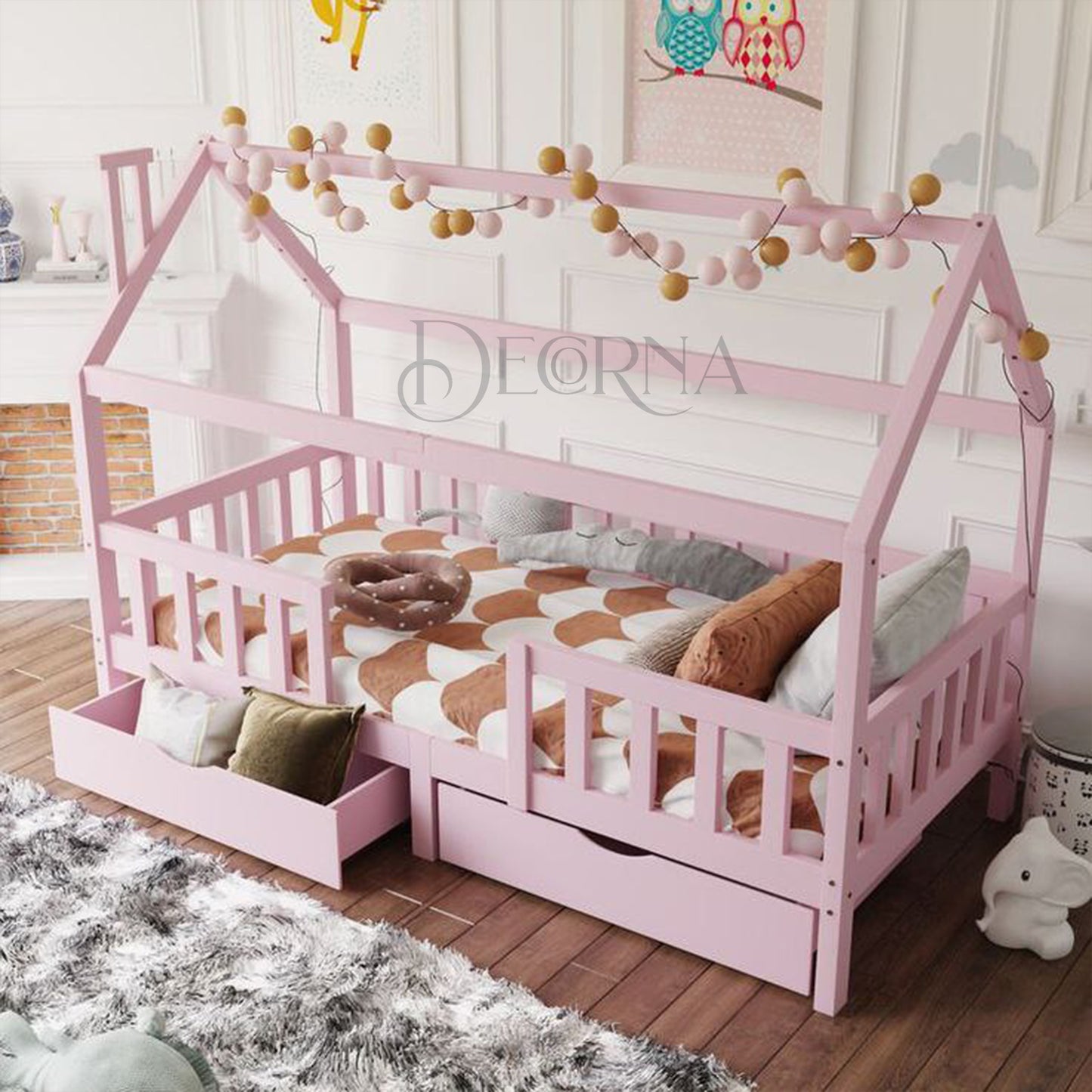 Collection de lits cabane en bois Cozy