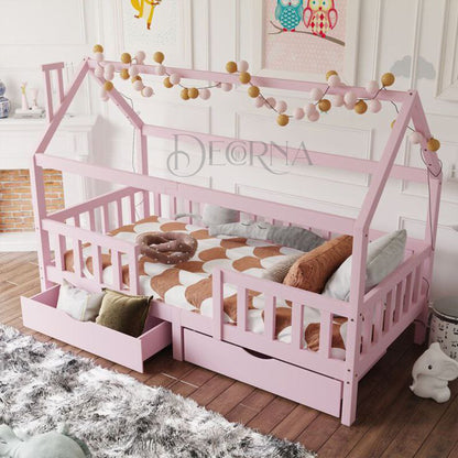 Collection de lits cabane en bois Cozy